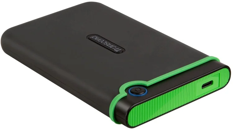 Внешний жесткий диск HDD Transcend TS2TSJ25M3S 4Tb серо-зеленый купить,0
