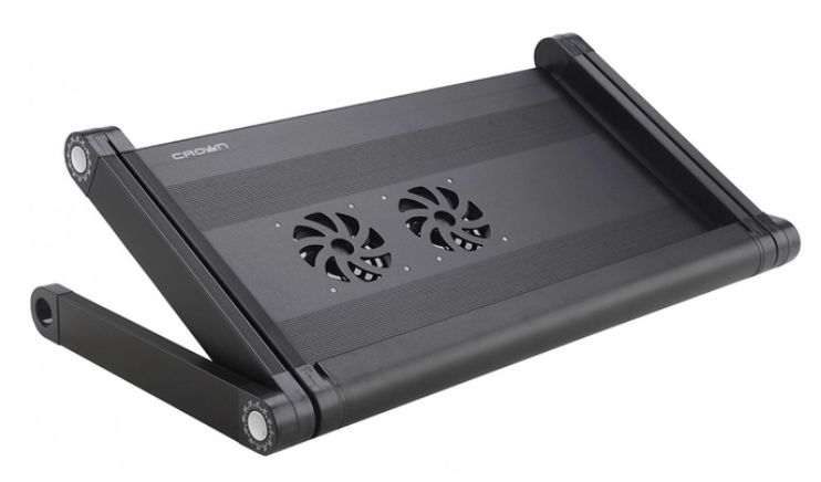 Столик для ноутбука Crown CMLS-100 Black - ForteMarket Столик для ноутбука Crown CMLS-100 Black купить,0