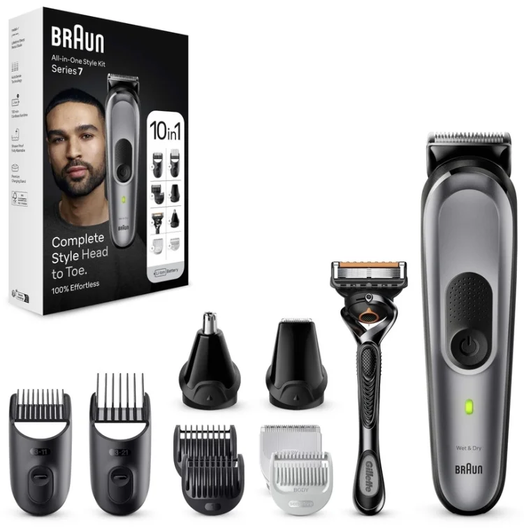 Триммер Braun MGK7420 черный - ForteMarket Триммер Braun MGK7420 черный купить,0