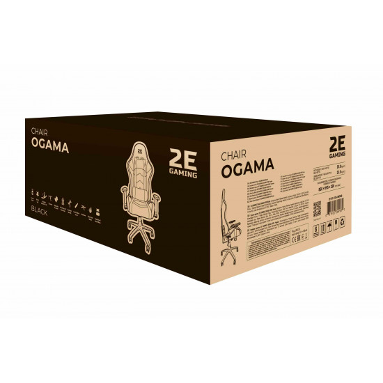 Кресло игровое 2E Gaming Ogama RGB Black 2E-GC-OGA-BKRGB купить,113163