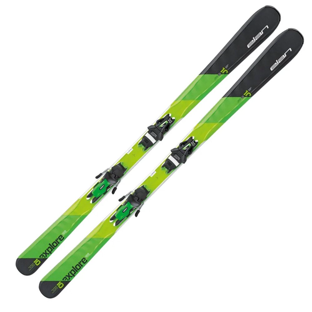 Лыжи Elan Explore 10 TI PS el 10.0 AB5BTK16 176 черно-зеленые купить,NaN