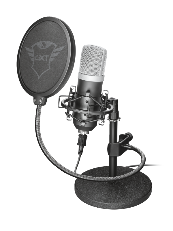 Микрофон Trust GXT 252 Emita Streaming Microphone Grey