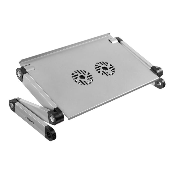 Столик для ноутбука Crown CMLS-116G Silver купить,0