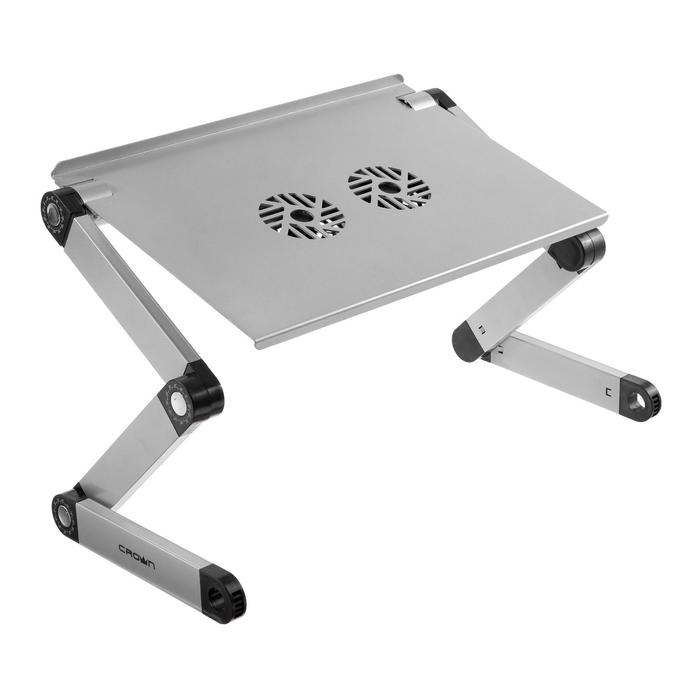 Столик для ноутбука Crown CMLS-116G Silver