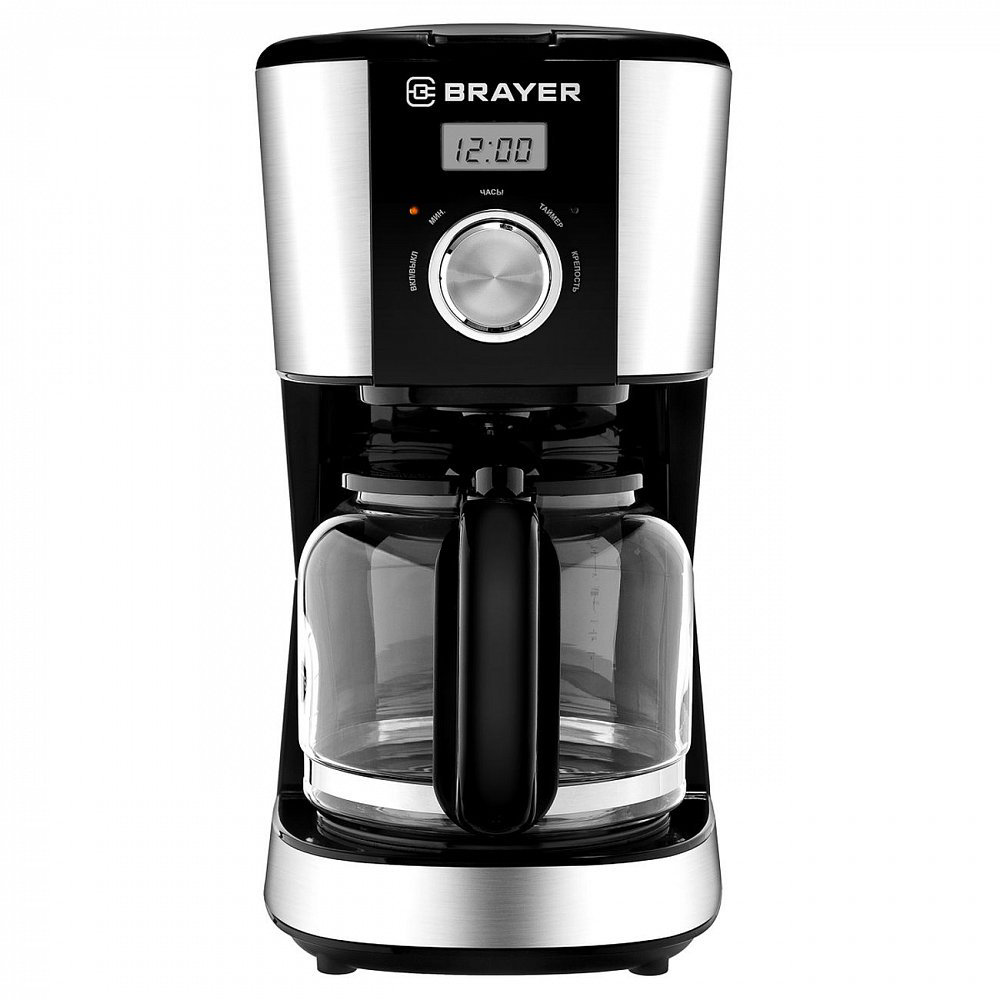 Кофеварка Brayer BR1122 черная купить,NaN