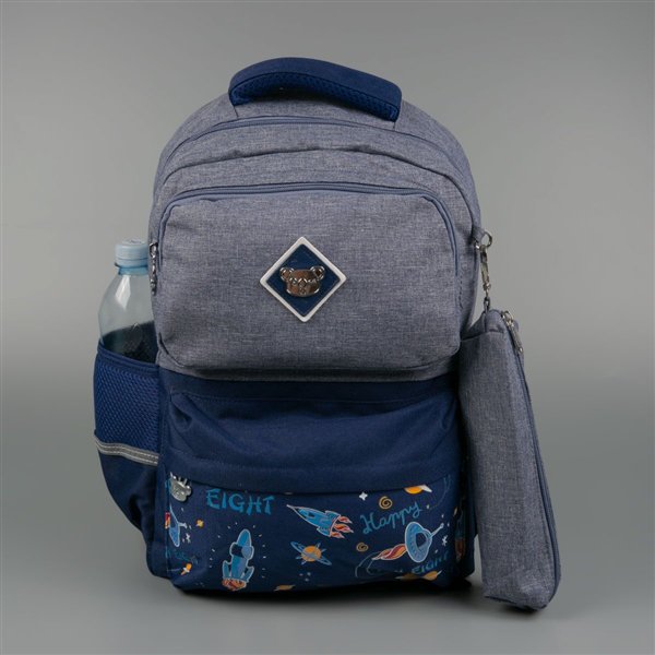 Рюкзак  Sun Eight    2645/grey/navy серо-синий купить,NaN
