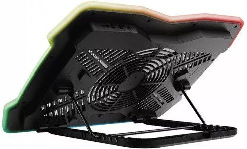 Подставка для ноутбука Trust GXT 1126 AURA 17.3" черная купить,0