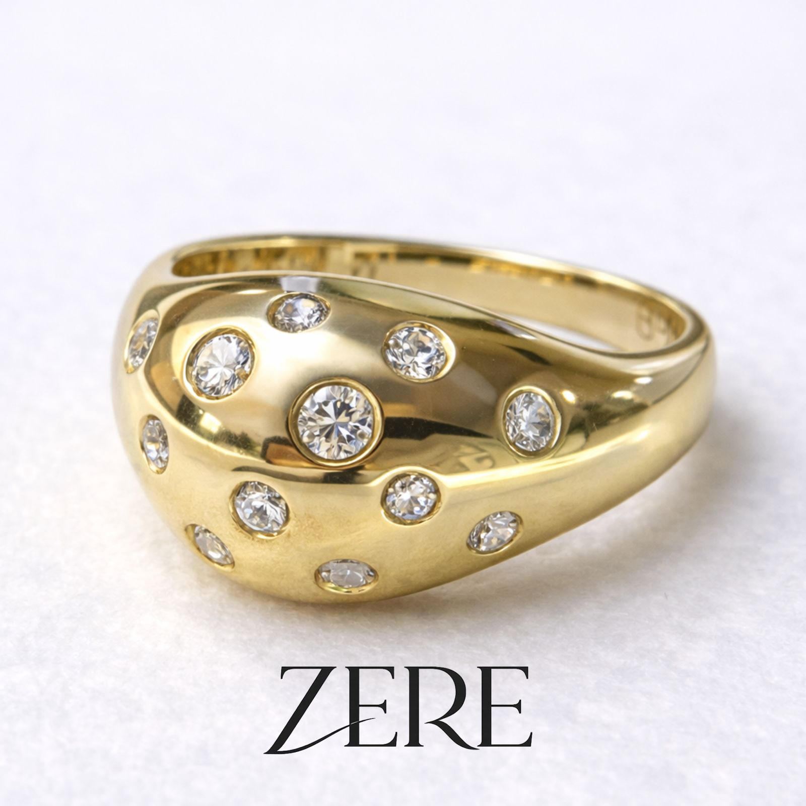 Кольцо Zere объемное 18р 4.83гр  купить,387260