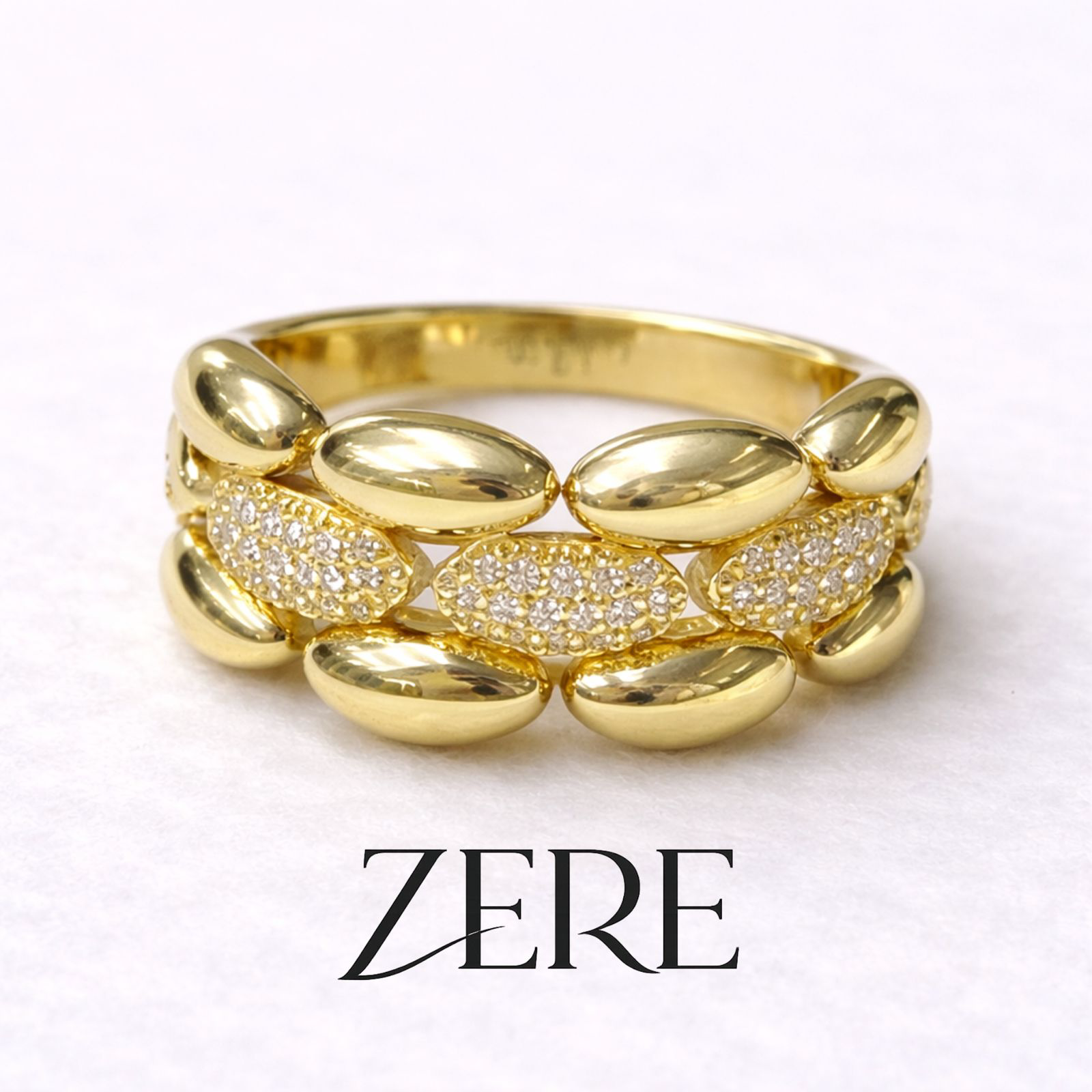 Кольцо Zere с фианитами 18р 4.11гр купить,330275