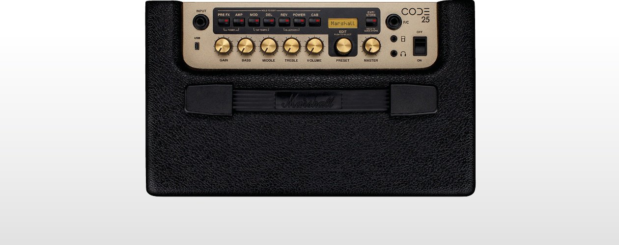 Комбоусилитель Marshall CODE25 черный - ForteMarket Комбоусилитель Marshall CODE25 черный купить,0