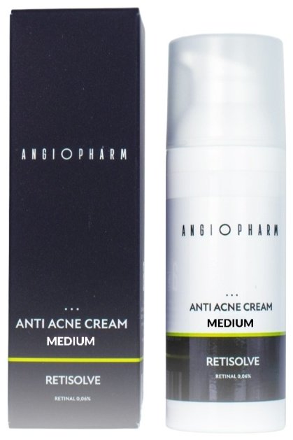Крем Angiopharm Anti Acne Cream Medium Retisolve 50мл купить,NaN