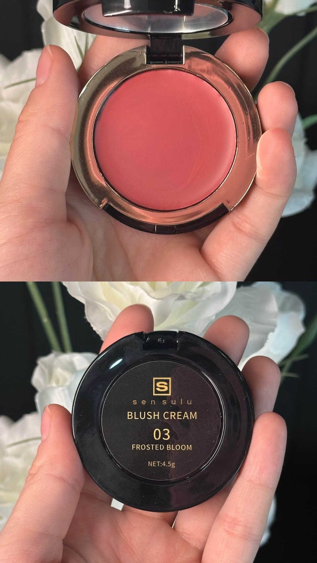 Sen Sulu blush cream румяна 03 frosted bloom