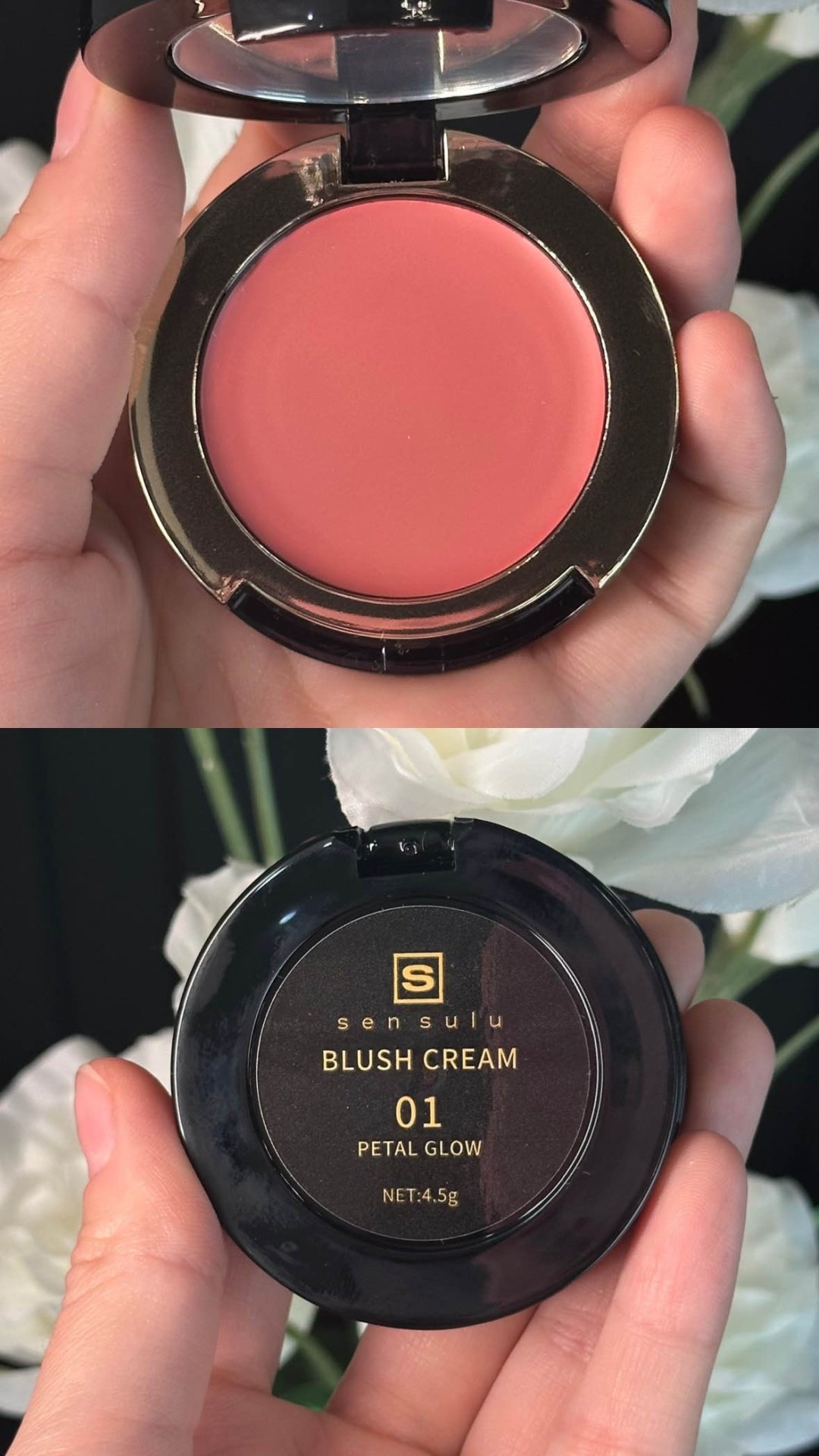 Sen Sulu blush cream румяна 01 petal cream