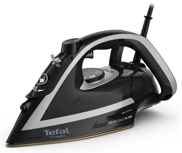 Утюг Tefal Puregliss FV8062E0 черный, серый