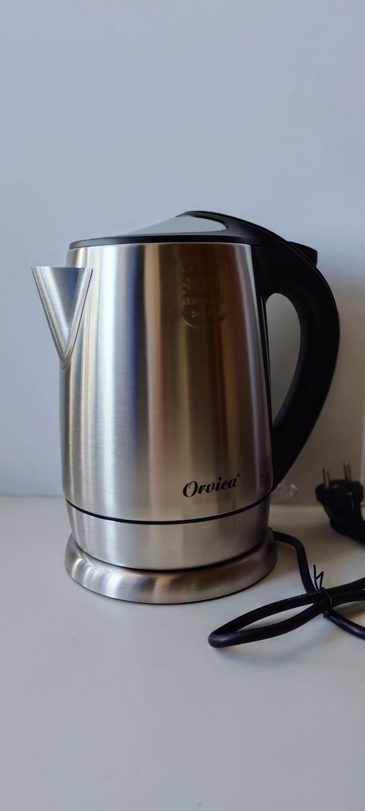 Электрочайник Orvica 8032 2 л серебристый - ForteMarket Электрочайник Orvica 8032 2 л серебристый купить,0