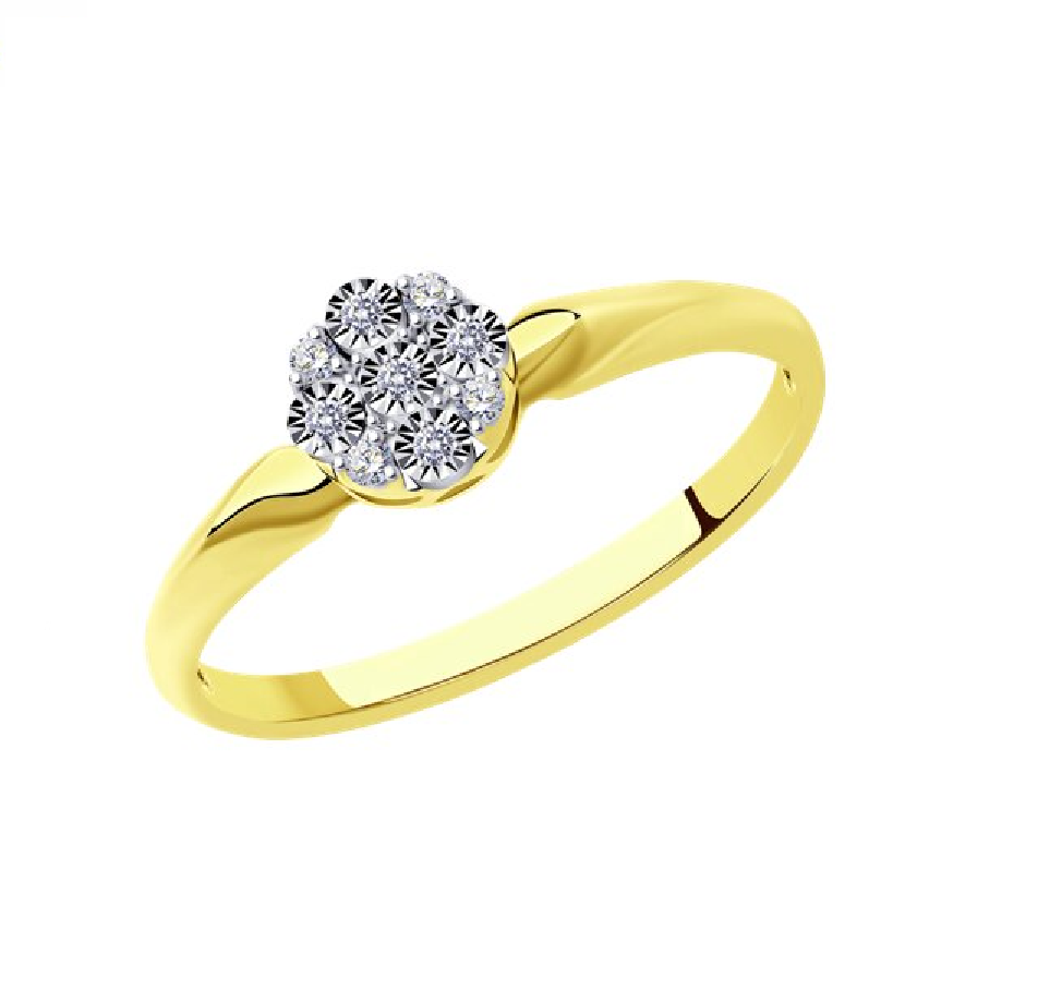 Кольцо Diamant 53-210-01297-1 17р 1,45гр. - ForteMarket Кольцо Diamant 53-210-01297-1 17р 1,45гр. купить,347000