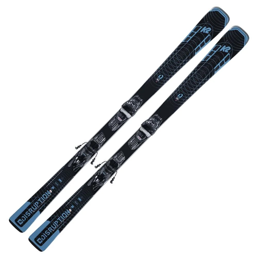 Лыжи K2 Disruption SC Alliance  ER3 10 compact quikclik  black-teal 10E0401.143.1 160 черно-голубые купить,NaN