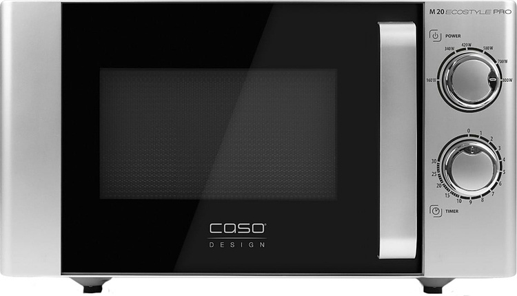 Микроволновая печь Caso M 20 Ecostyle Pro черно-серебристая