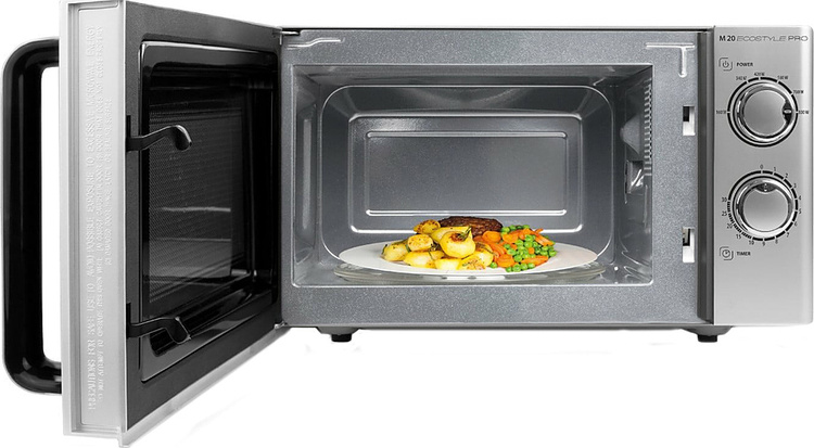 Микроволновая печь Caso M 20 Ecostyle Pro черно-серебристая купить,NaN