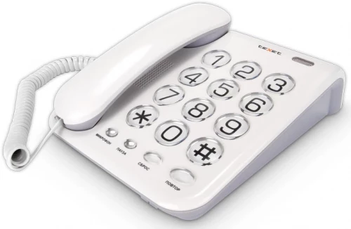 Телефон Texet TX-262 серый купить,0