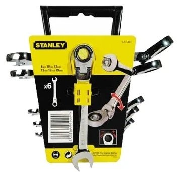 STANLEY набор ключей комбинированный 8-19 мм 4-91-444, 6 шт купить,NaN