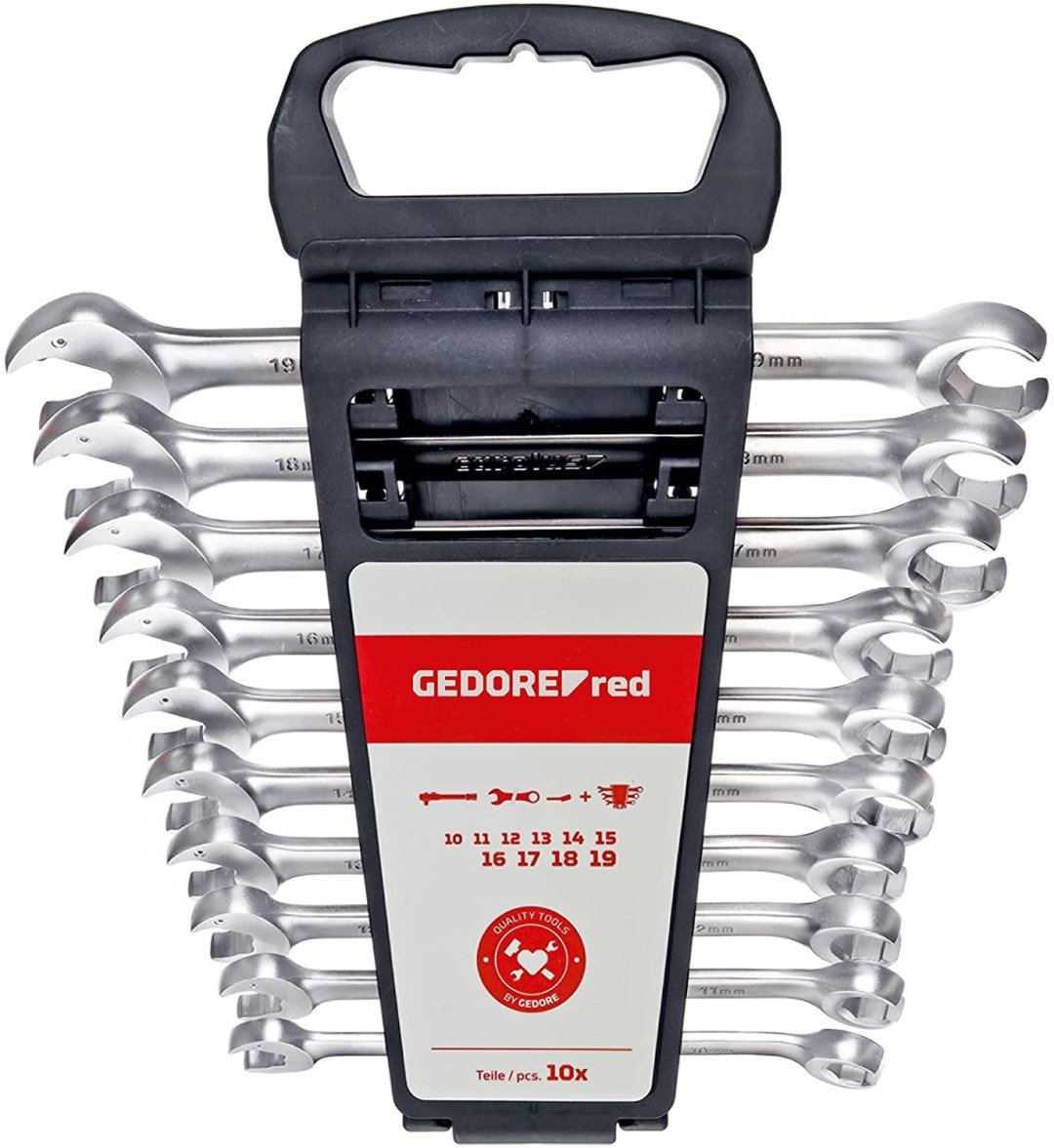 Gedore набор ключей комбинированный 10-19 мм Red R05905010, 10 шт
