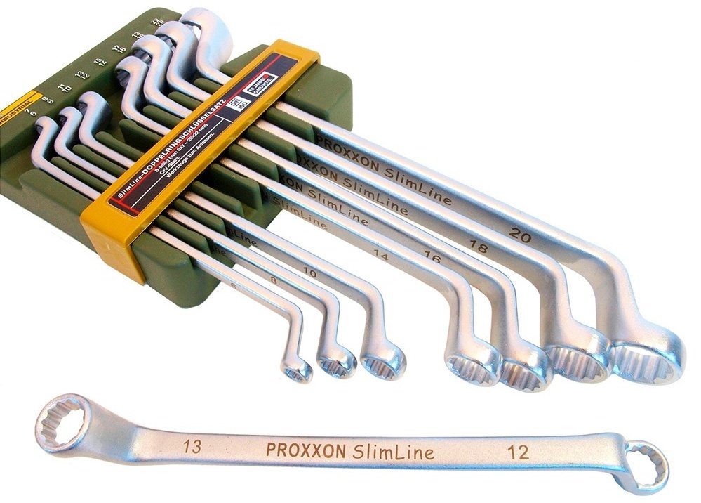 Proxxon набор ключей накидной 6-22 мм 23810, 8 шт