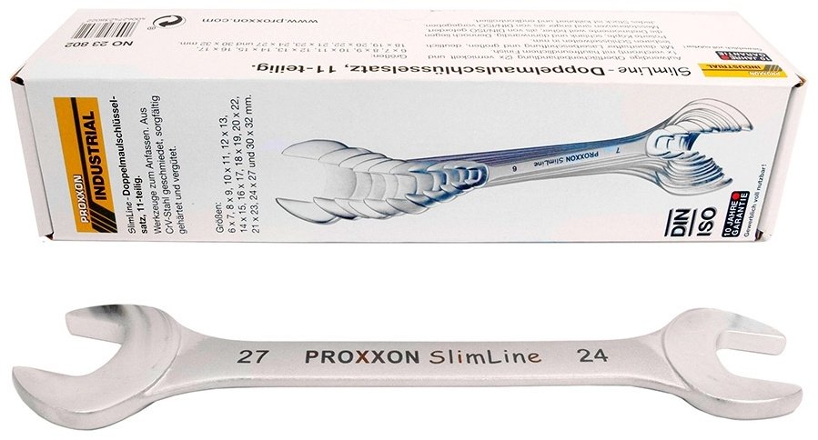 Proxxon набор ключей рожковый 6-32 мм 23802, 11 шт купить,NaN