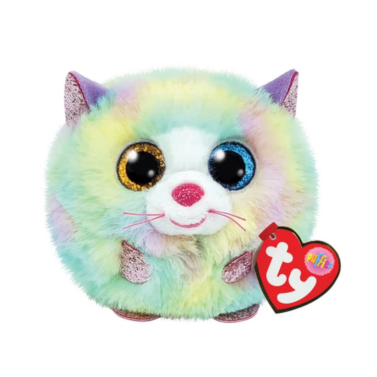 Мягкая игрушка TY Puffies Котик Хизер 10 см