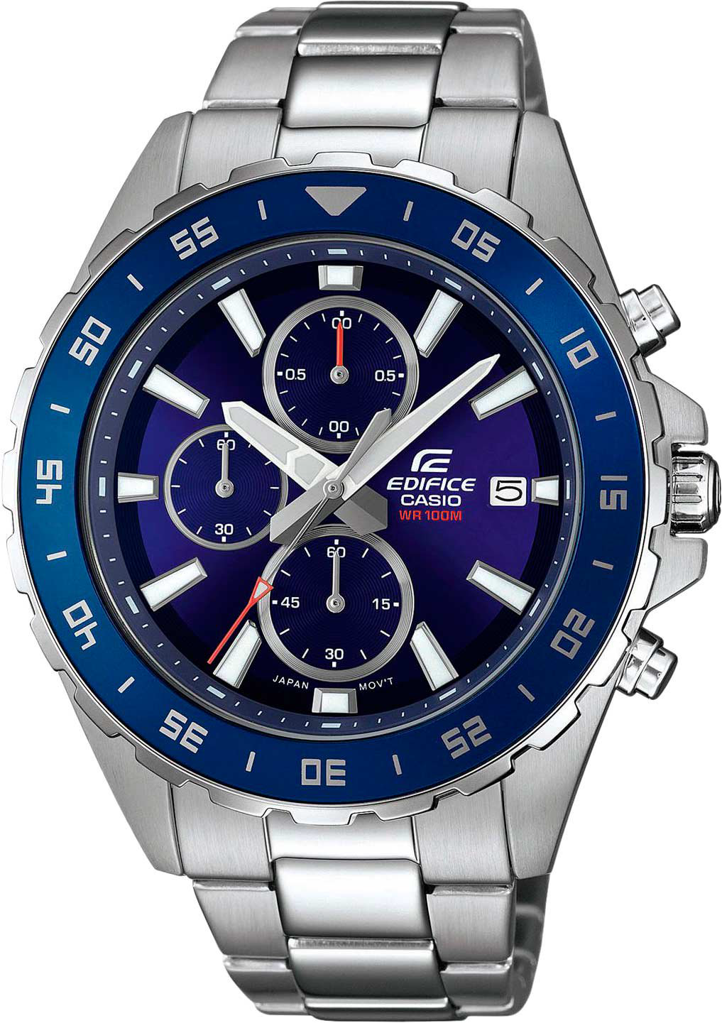 Часы Casio EFR-568D-2AVUEF серебристые купить,NaN