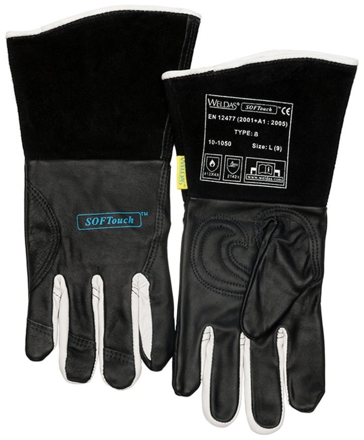 Weldas перчатки 10-1050XL, кожаные купить,NaN