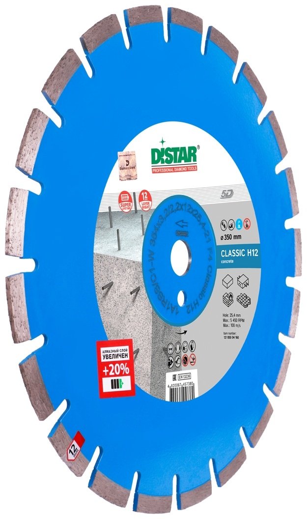 Distar Classic H12 12185004160 354x25.4 мм