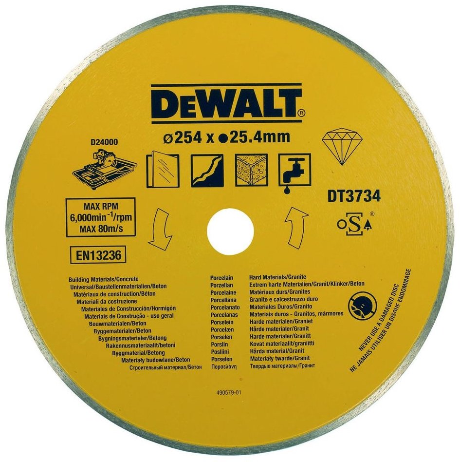 DeWALT DT3734-QZ 254x25.4