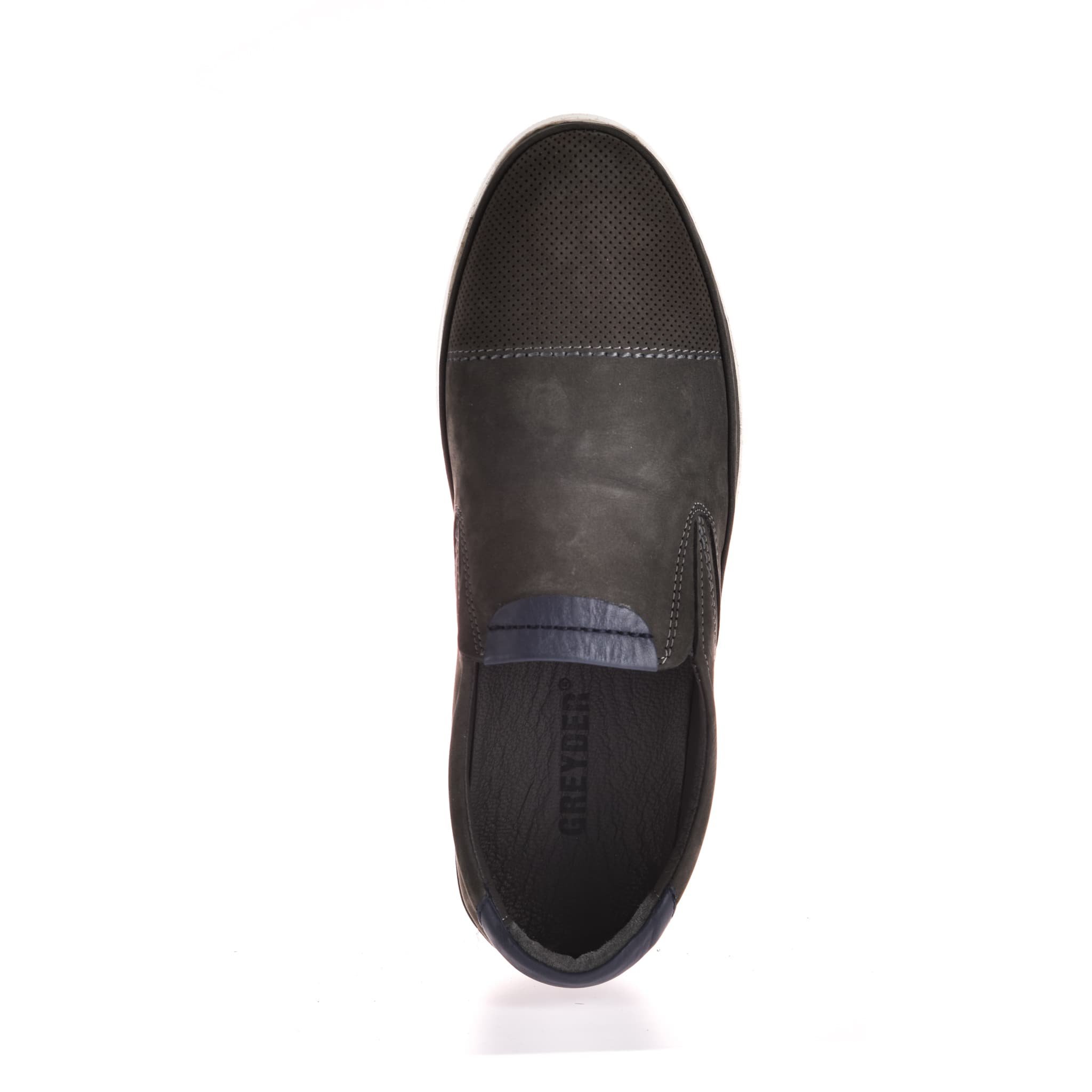 Слипоны Greyder 63371 dark grey 43 купить,NaN