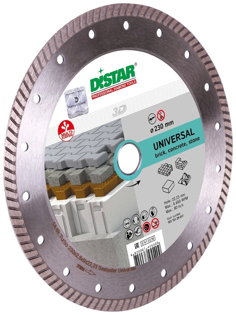 Distar Bestseller Universal Turbo 10215129017 230x22.23 мм купить,NaN