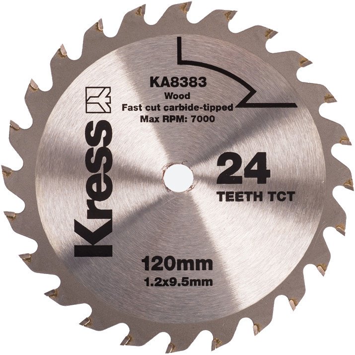 Пильный диск по дереву Kress KA8383, 120x10 мм, 24Т купить,NaN