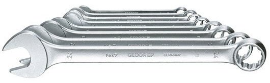 Gedore набор ключей комбинированный 10-24 мм 7-08 6092770, 8 шт
