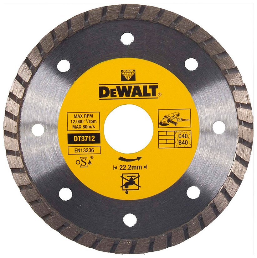 Диск отрезной алмазный 125x22.2х2.2 мм, DeWALT DT3712-QZ купить,NaN