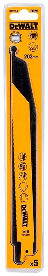 Пильное полотно DeWALT 203 мм, 5 шт. арт. DT2354-QZ