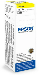 Чернила Epson C13T67344A L800 желтые