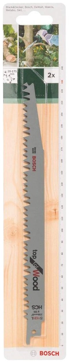 Пильное полотно Bosch 207 мм, 2 шт. арт. S1131L 2609256702
