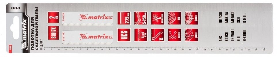 Пильное полотно Matrix 275 мм, 2 шт. арт. 782007 купить,1920