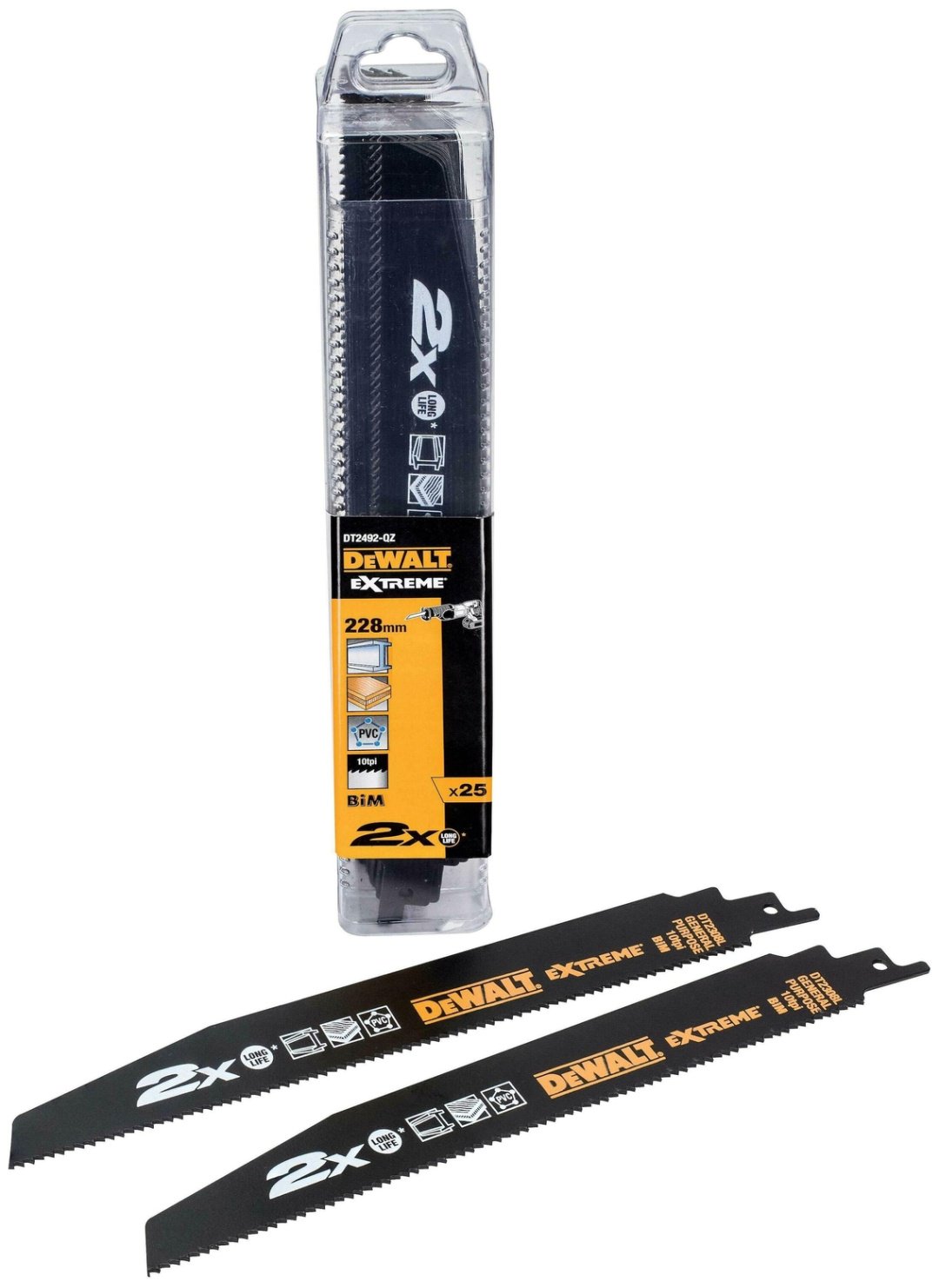 Пильное полотно DeWALT 228 мм, 25 шт. арт. DT2492-QZ