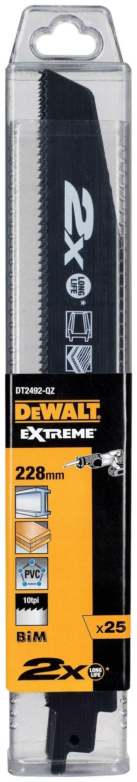 Пильное полотно DeWALT 228 мм, 25 шт. арт. DT2492-QZ