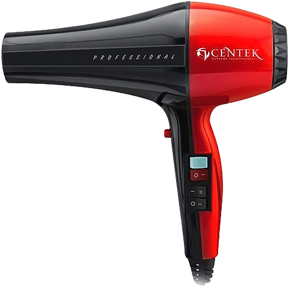Фен Centek CT-2225 Professional чёрно-красный