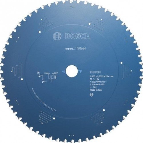 Bosch Полотно для циркулярной пилы EXPERT Steel, 305x25.4х1 мм, 2608643060
