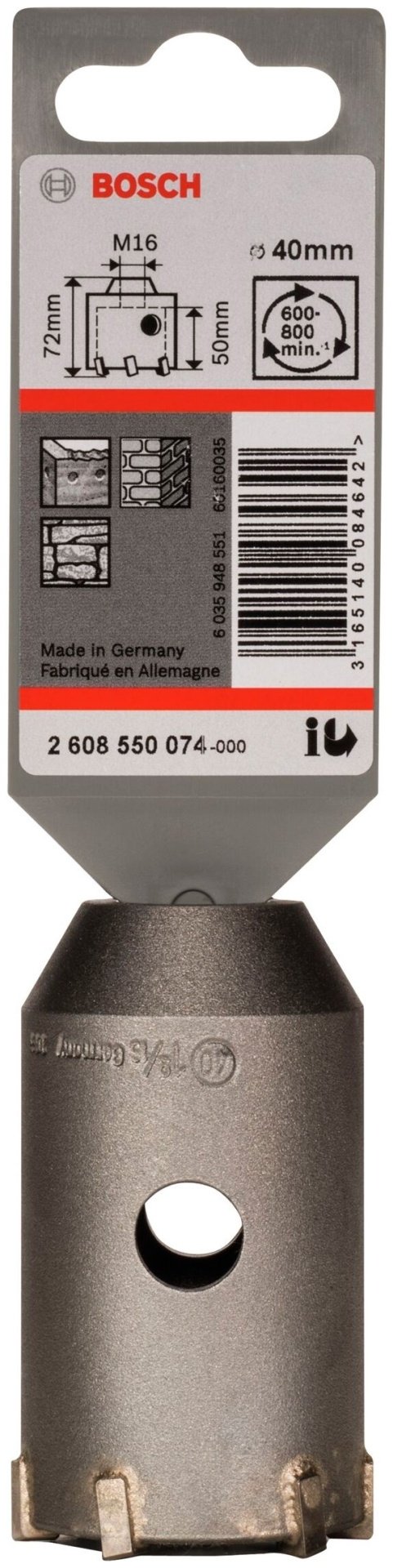 Коронка Bosch 2608550074 40х72мм