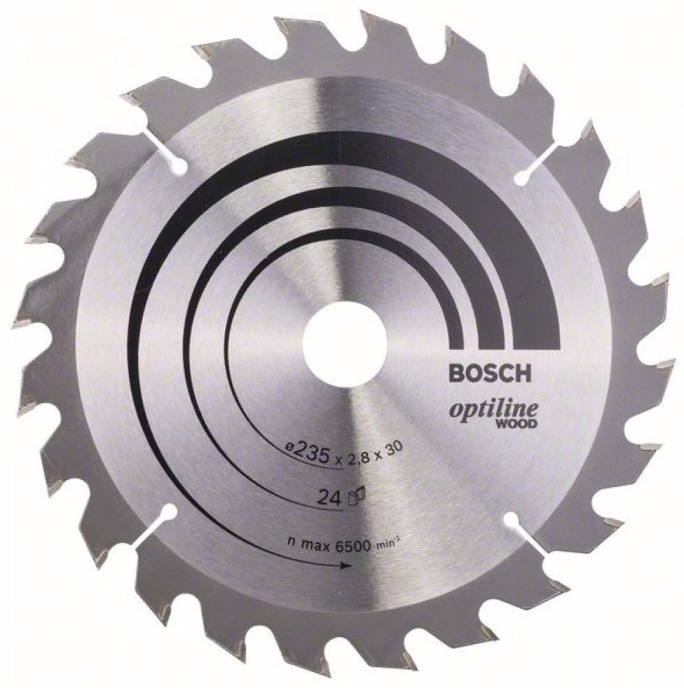 Пильный диск по дереву Bosch 2608640725, 235x30 мм, 24Т купить,NaN