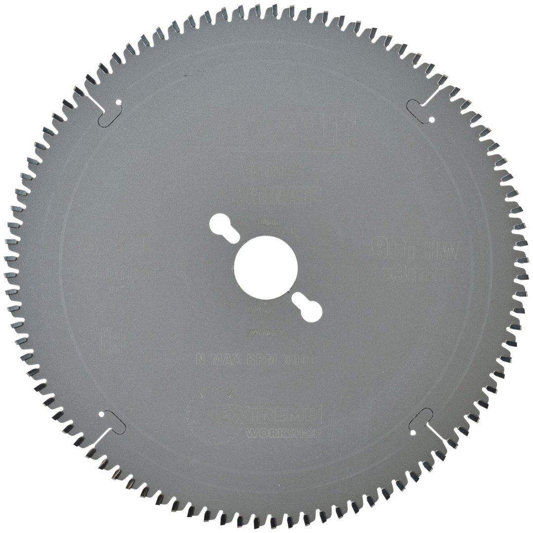 Пильный диск по дереву DeWALT DT4282, 250x30 мм, 96Т