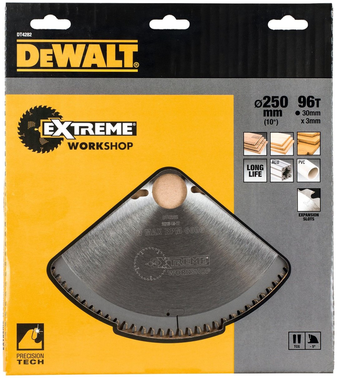 Пильный диск по дереву DeWALT DT4282, 250x30 мм, 96Т